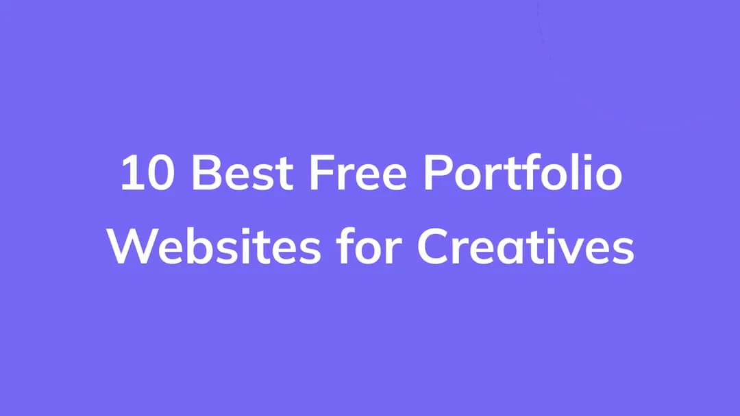 10 Best Free Portfolio Websites for Creatives